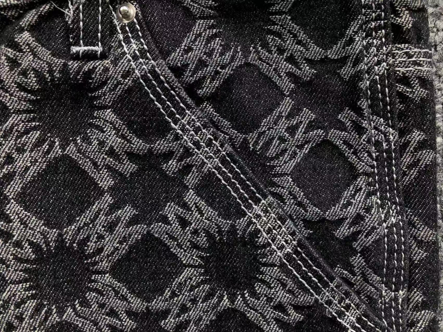 Calça AMIRI Monogram Cargo Denim