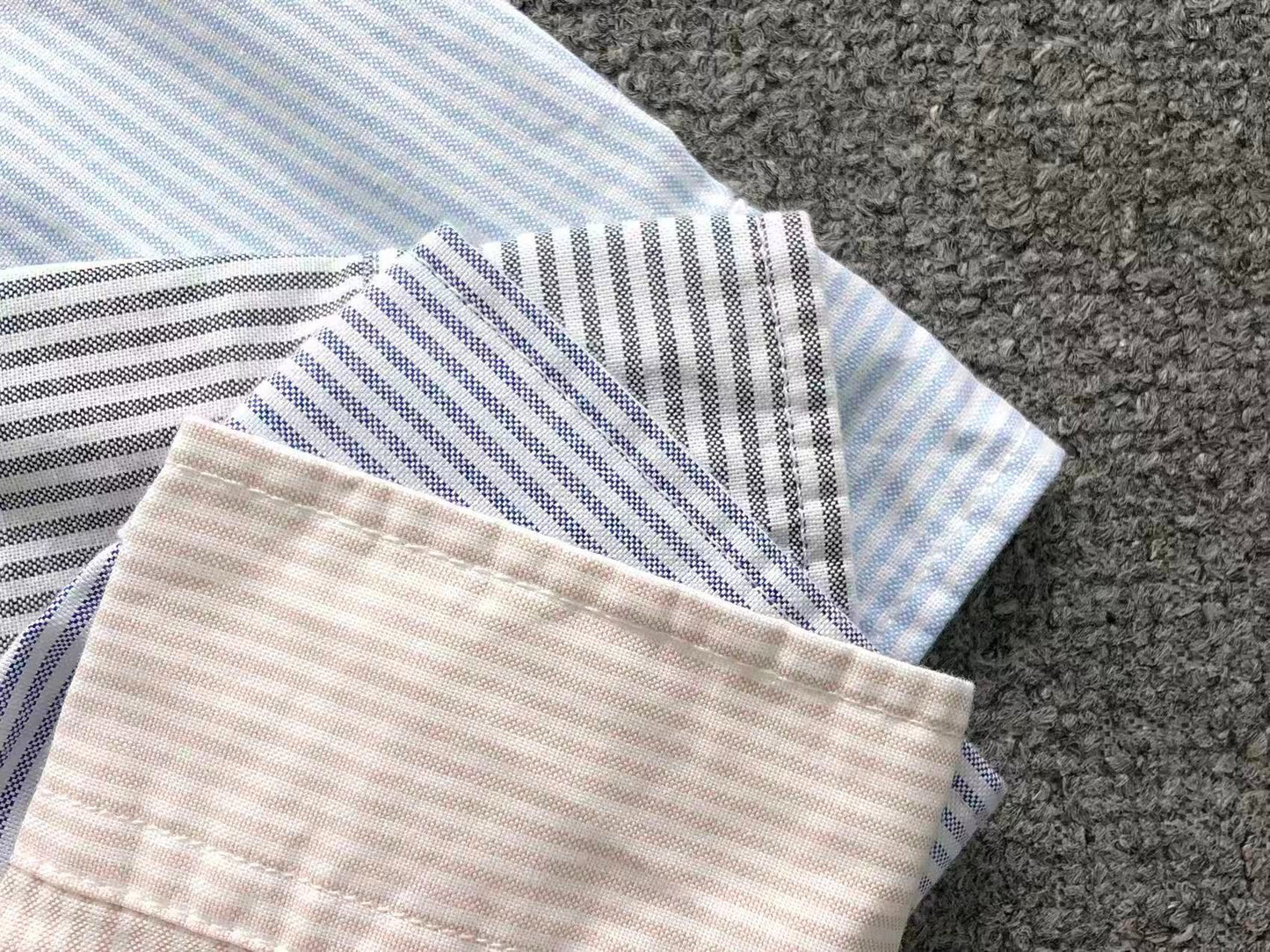 Camisa AMI Paris Striped Mini Heart Premium