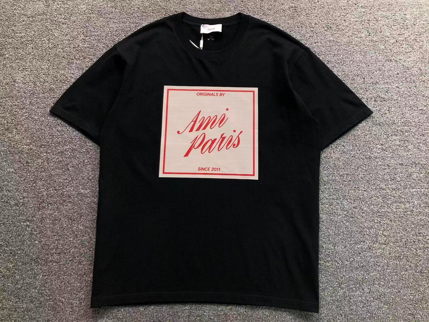 Camiseta AMI Paris Originals Box Logo Tee
