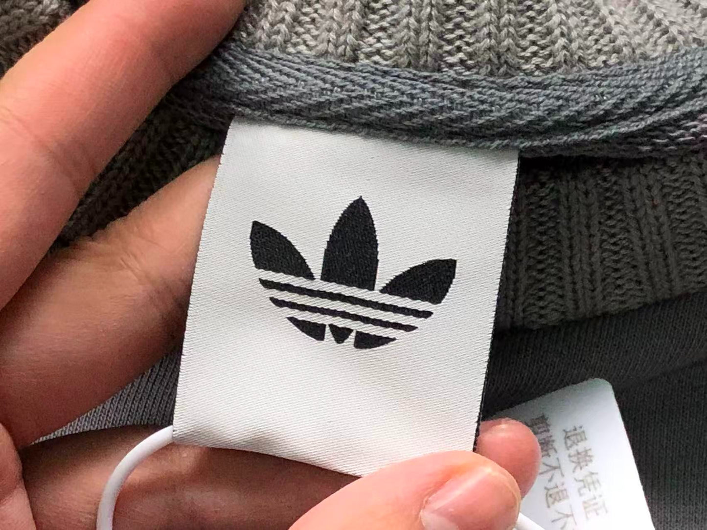 Moletom Adidas Nordic Knit Sleeve Crewneck