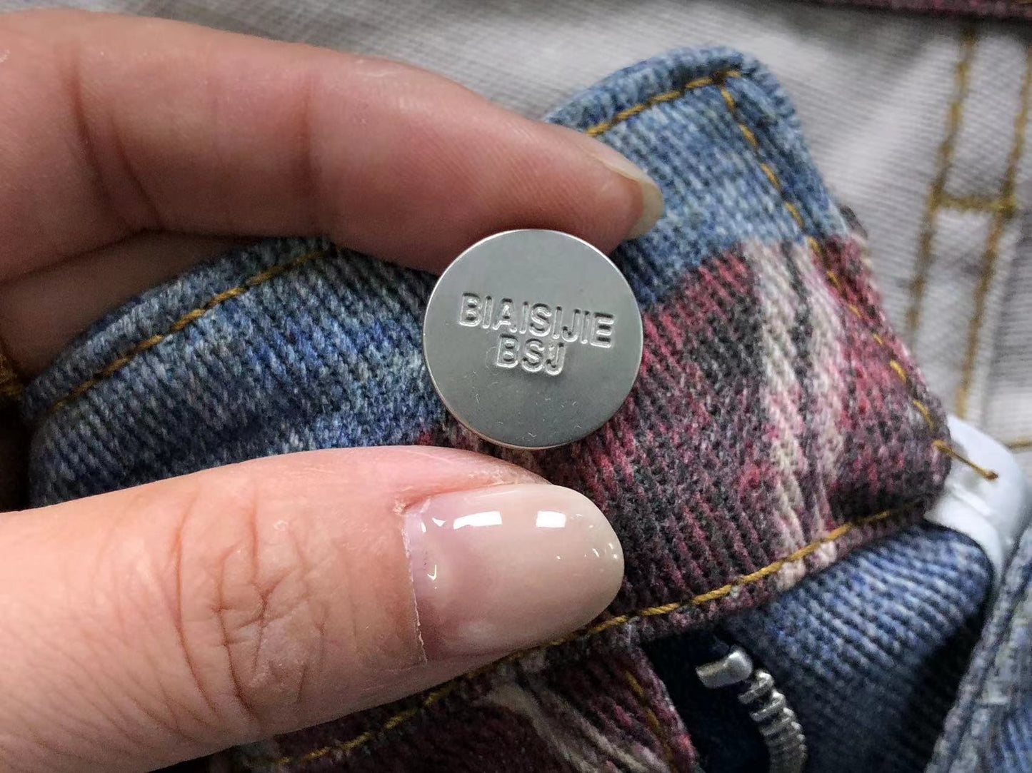 Calça Acne Studios Y2K Printed Denim
