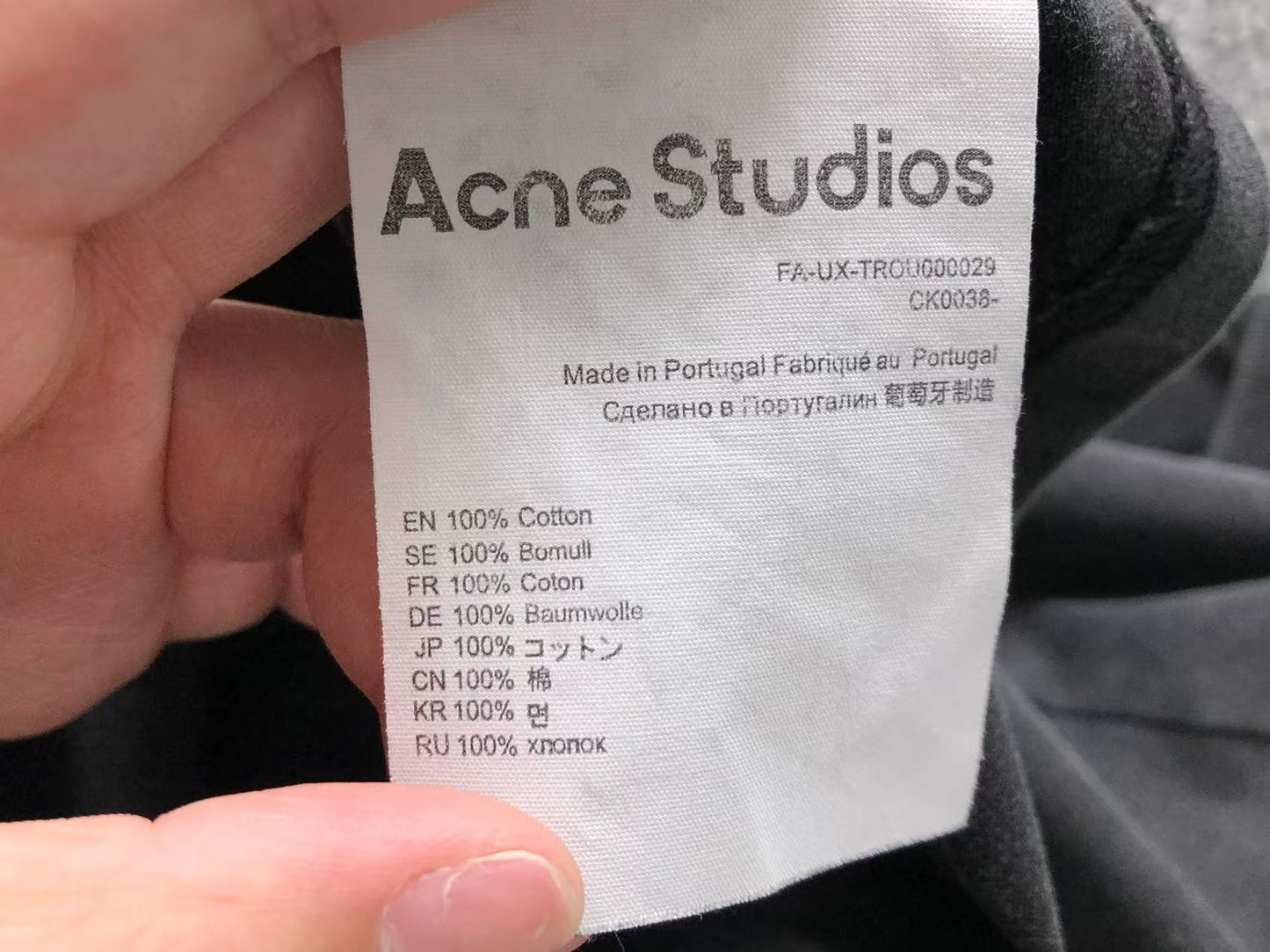 Camiseta Acne Studios Silent Logo Tee