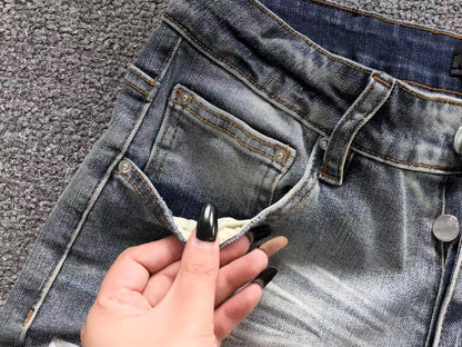 Bermuda Jeans AMIRI Distressed Monogram