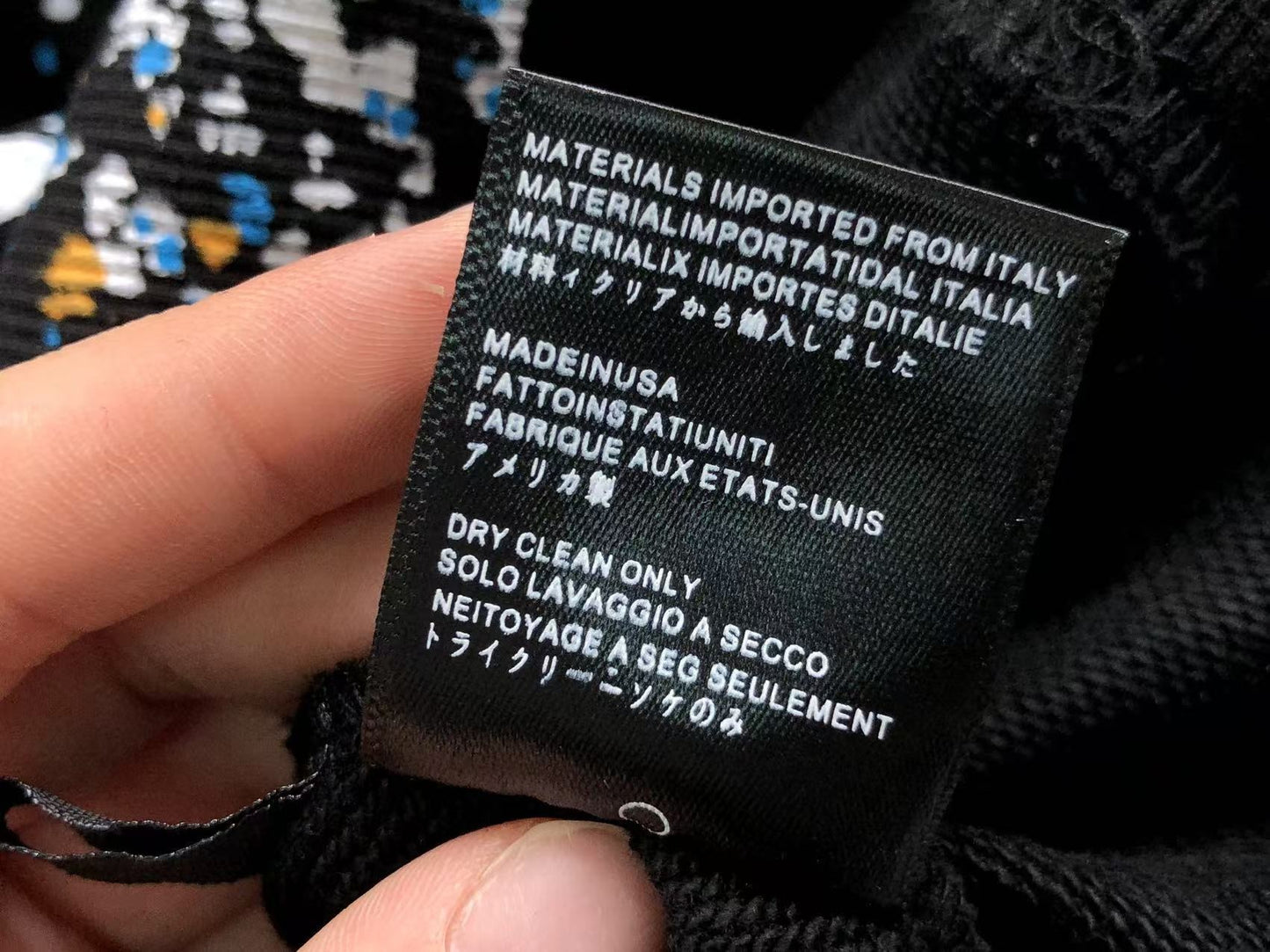Moletom AMIRI Galaxy Paint Hoodie