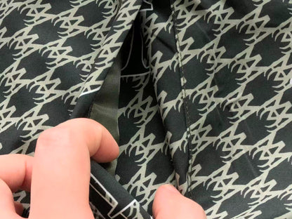 Jaqueta AMIRI Monogram Houndstooth Zip