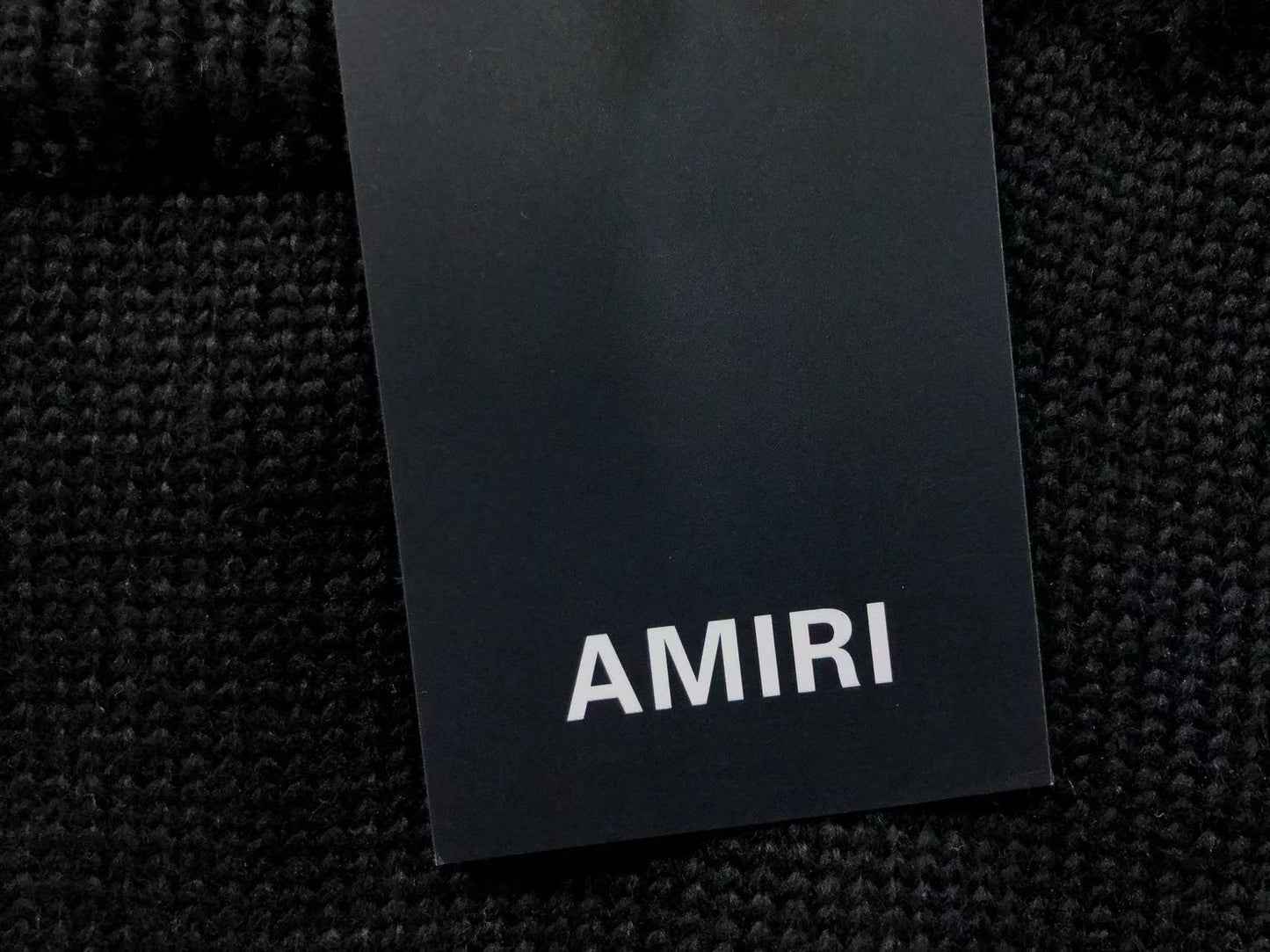 Suéter AMIRI Brush Logo Distressed