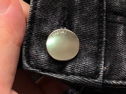 Calça AMIRI Multi Patch Black Destroyed Denim