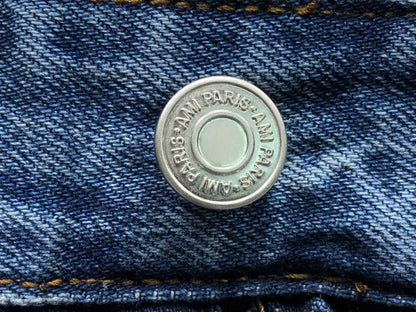Calça Jeans AMI Paris WideLeg Lavagem