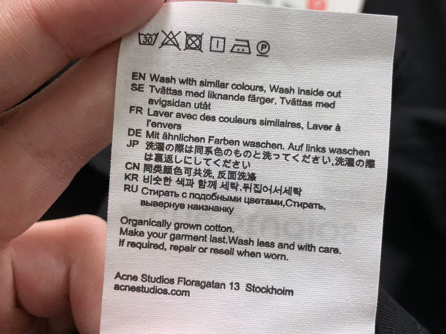 Camiseta Acne Studios 1996 Essential