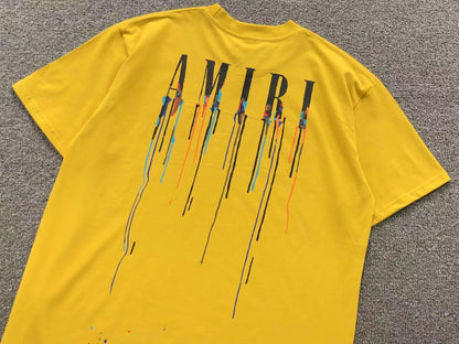 Camiseta AMIRI Drip Paint Logo