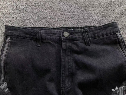 Calça Adidas Utility Cargo Denim 3-Stripes