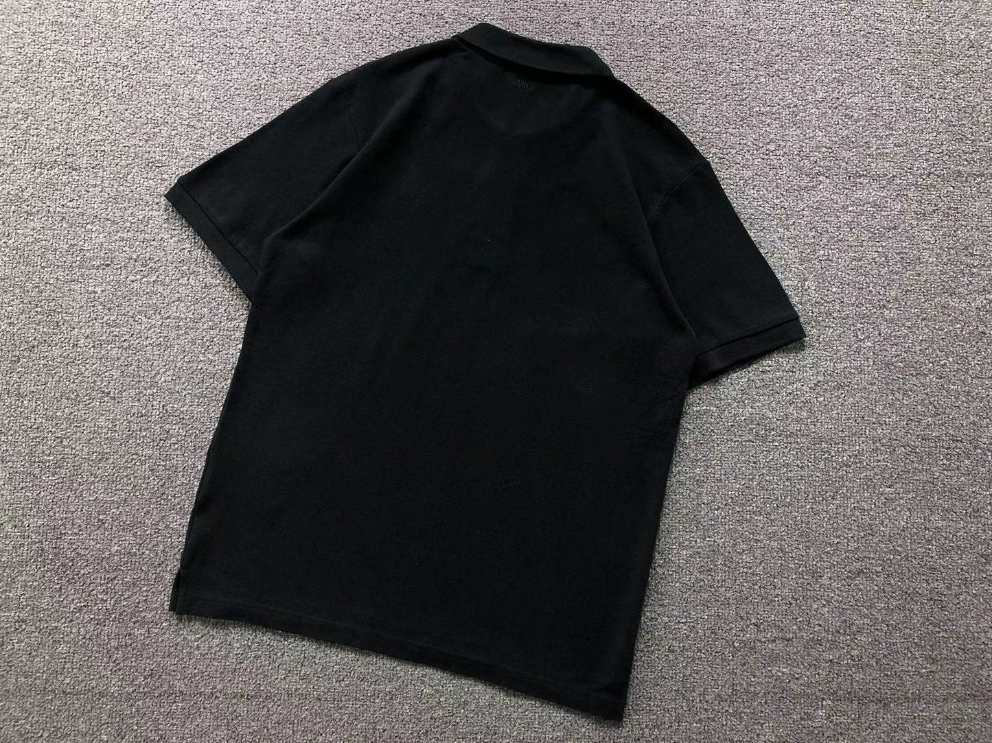Camisa Polo AMI Paris Big Logo Patch