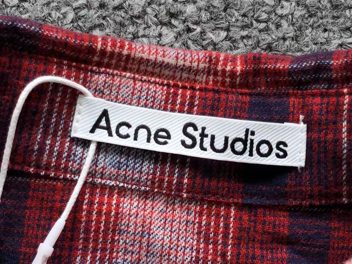 Conjunto Acne Studios Flannel Checkered set