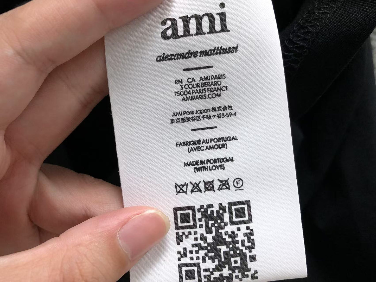 Camiseta AMI Paris Mini Signature Logo