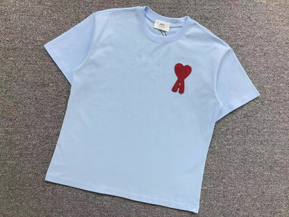 Camiseta AMI Paris Big Heart Patch Classic