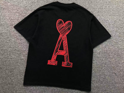 Camiseta AMI Paris x Kevin Lyons Graphic Heart