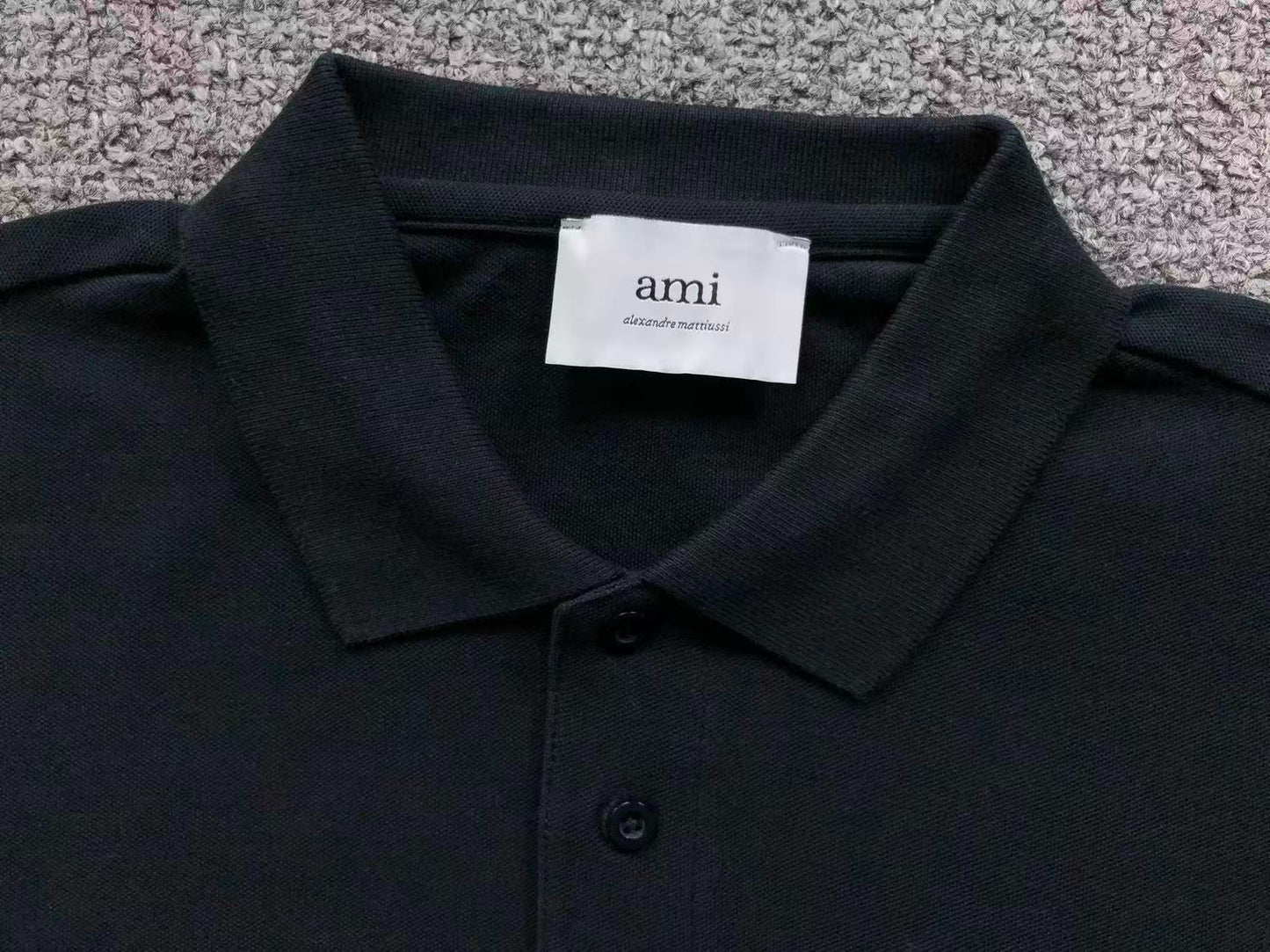 Camiseta Polo AMI Paris Essential Mini Logo