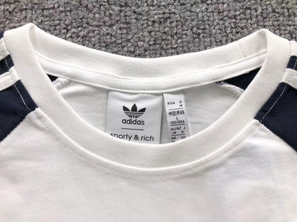 Camiseta Adidas x Sporty & Rich Raglan Feminina
