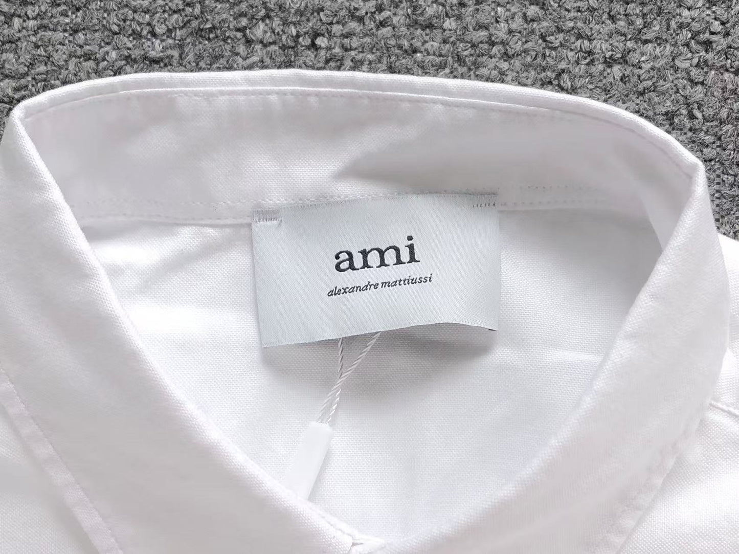 Camisa Social AMI Paris Big Heart Oxford