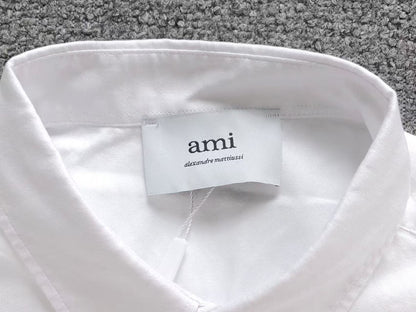 Camisa Social AMI Paris Big Heart Oxford