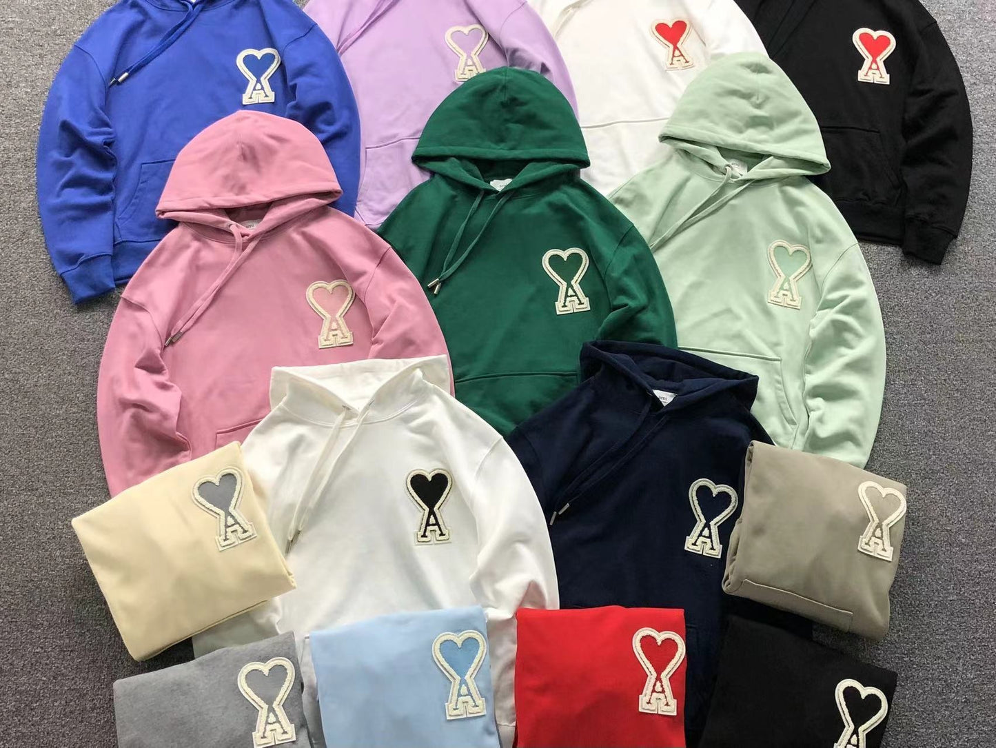 Moletom AMI Paris Ami de Cœur Hoodie Big Heart