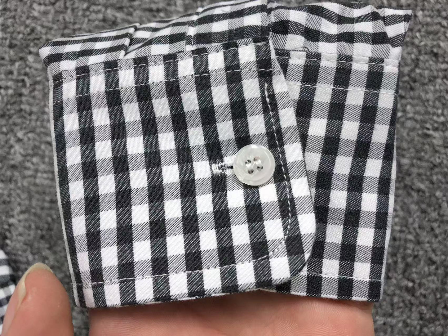 Camisa AMI Paris Gingham Mini Heart