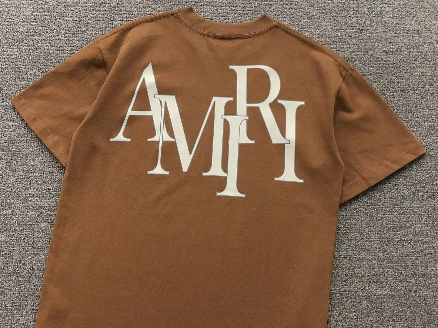 Camiseta AMIRI Monogram Oversized Back Logo