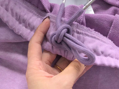Calça elástica ALO moletom reta feminina