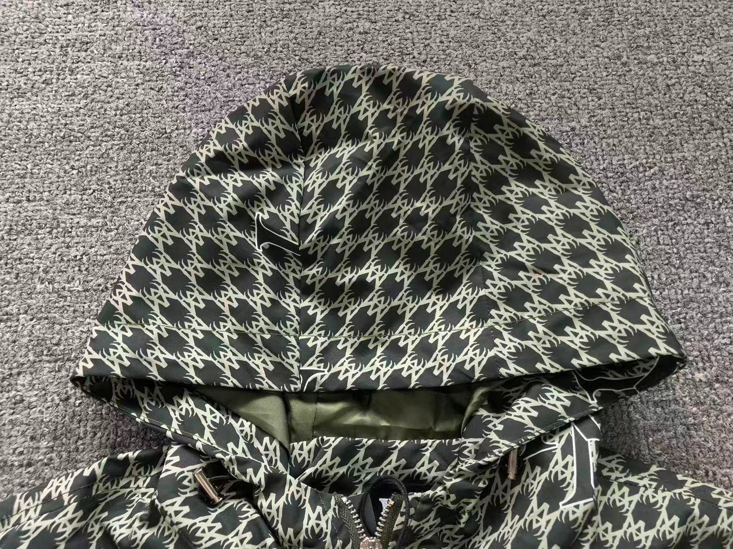 Jaqueta AMIRI Monogram Houndstooth Zip