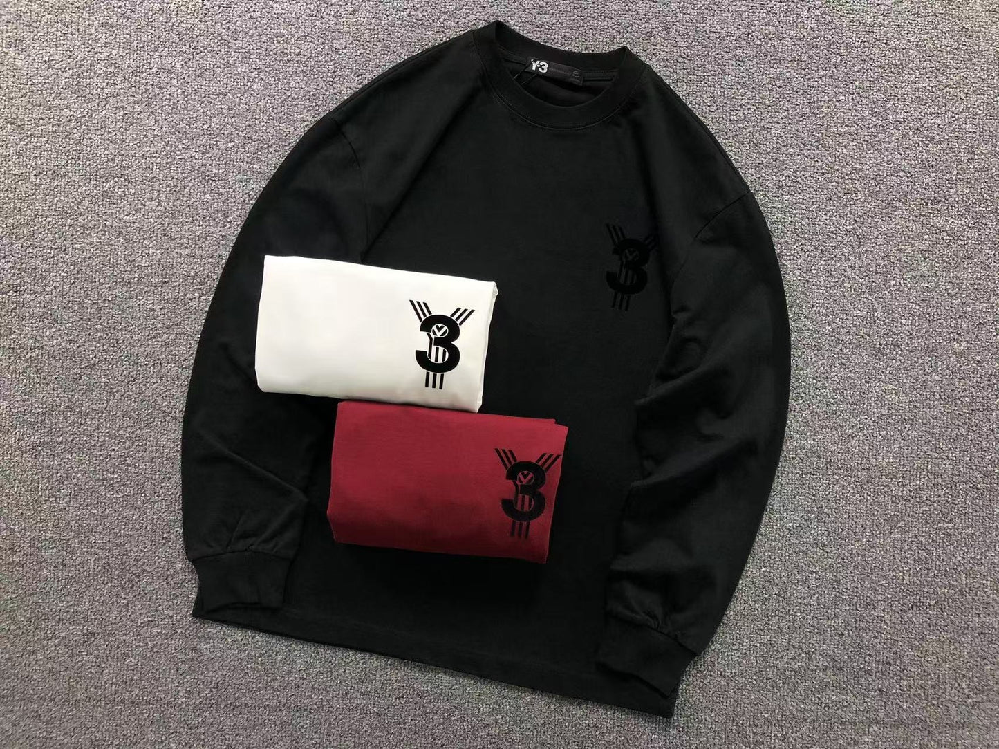 Camiseta Adidas Y-3 Big Logo LS