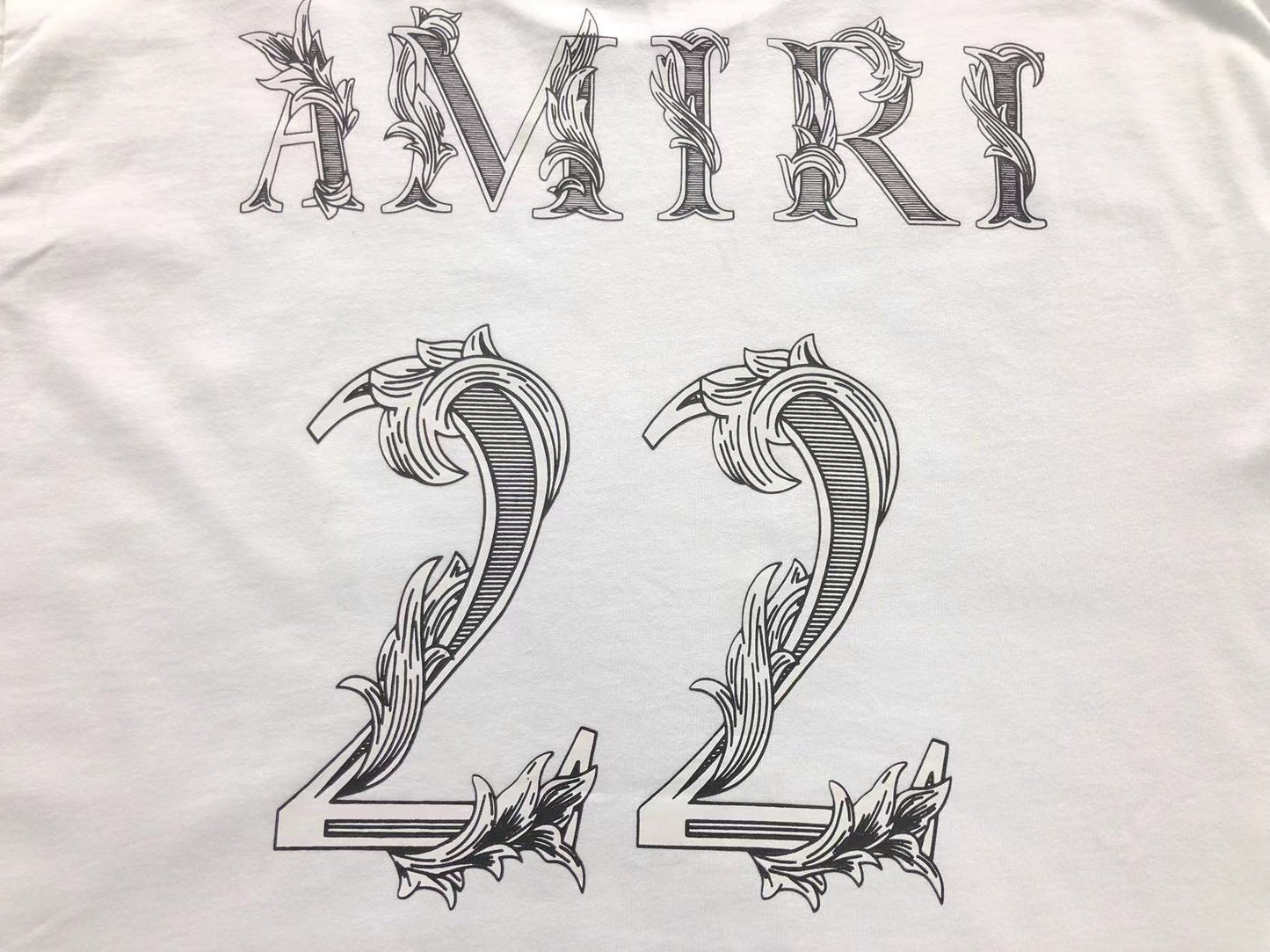 Camiseta AMIRI 22 Baroque Numbe