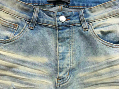 Bermuda Jeans AMIRI Ice Fade Distressed