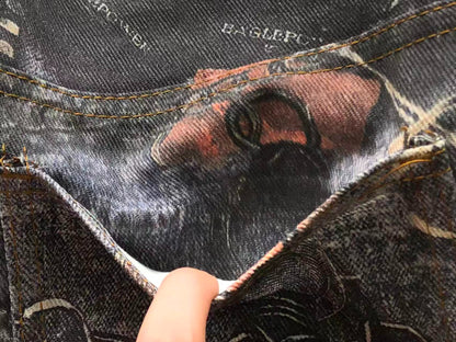 Calça Acne Studios Trashcore Accessory Jeans