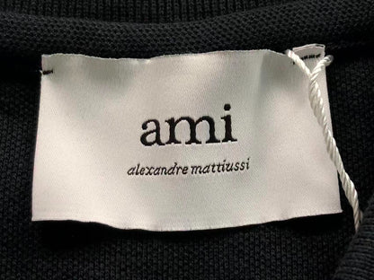 Camiseta Polo AMI Paris Logo Coração Bordado