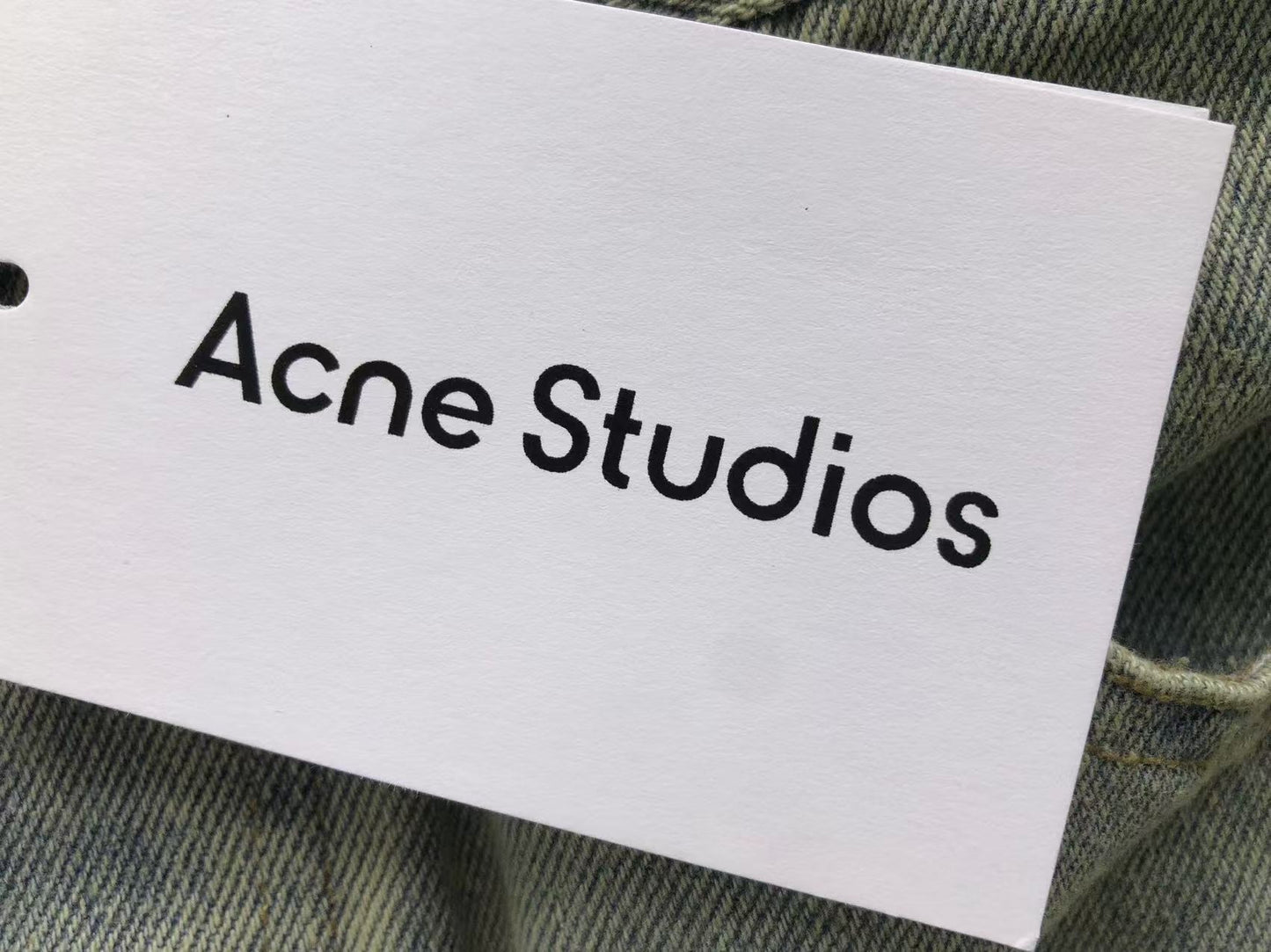 Calça Acne Studios Dirty Olive Denim