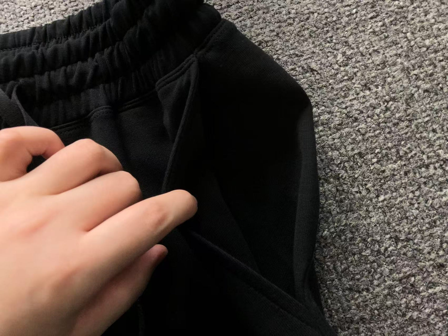 Calça elástica ALO moletom reta Feminino