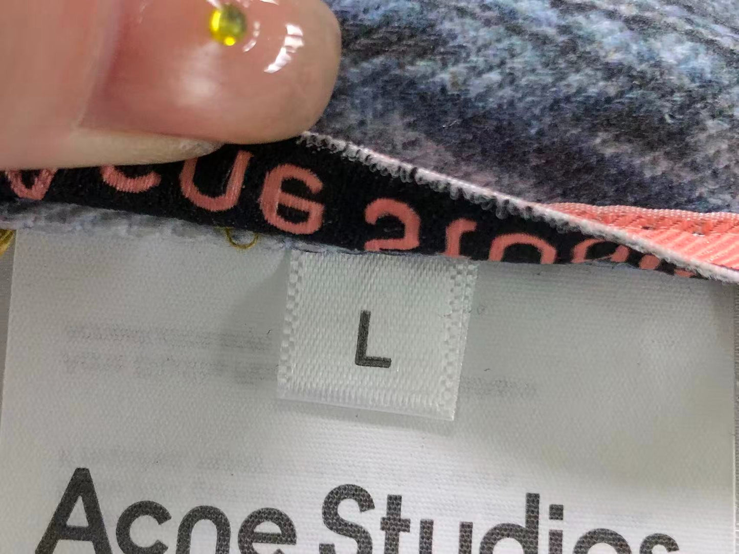 Calça Acne Studios Underground Script Denim