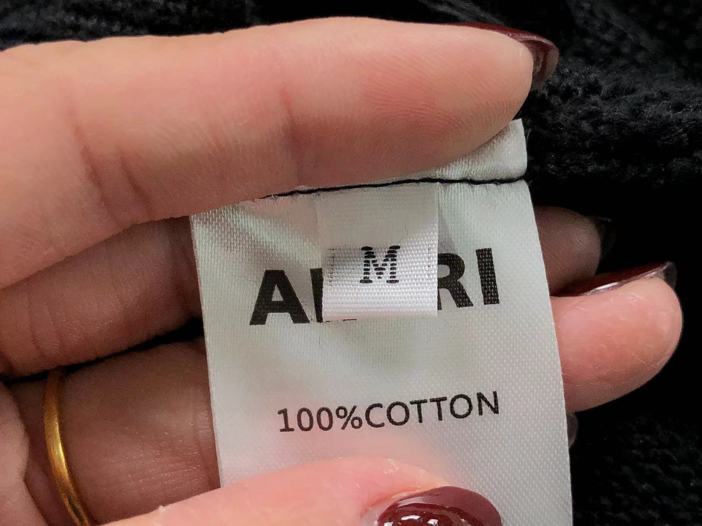 Suéter AMIRI Brush Logo Distressed