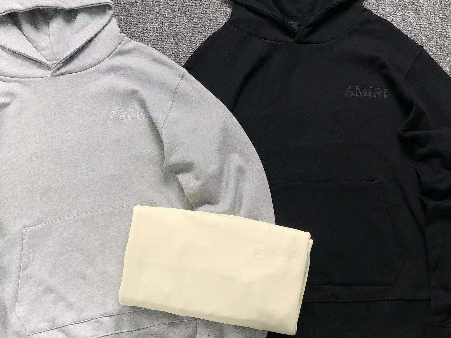 Moletom AMIRI Embossed Back Logo Hoodie
