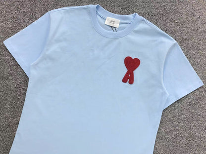 Camiseta AMI Paris Big Heart Patch Classic