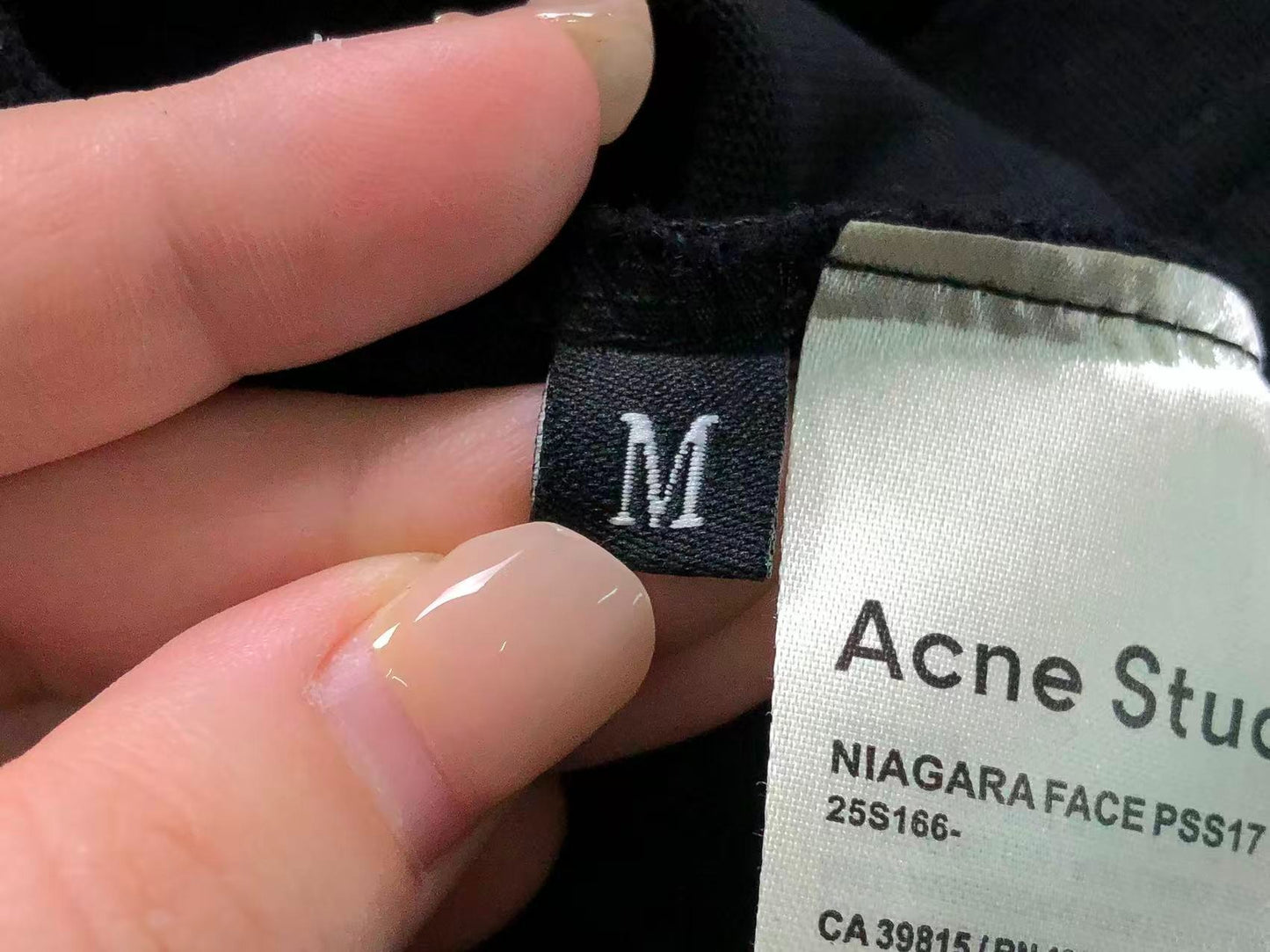 Camiseta Acne Studios A.S. Signature